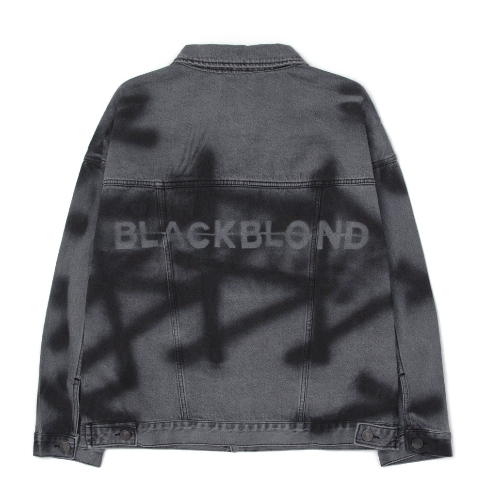 BBD Basic Sprayed Custom Denim Jacket (Dark Gray)